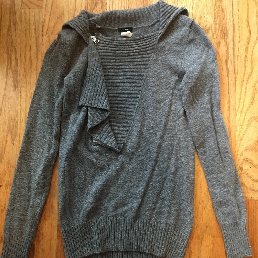 J. Crew zip up sweater